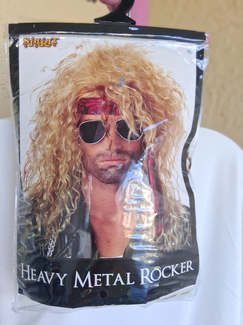 Heavy Metal Rocker Costume Wig
